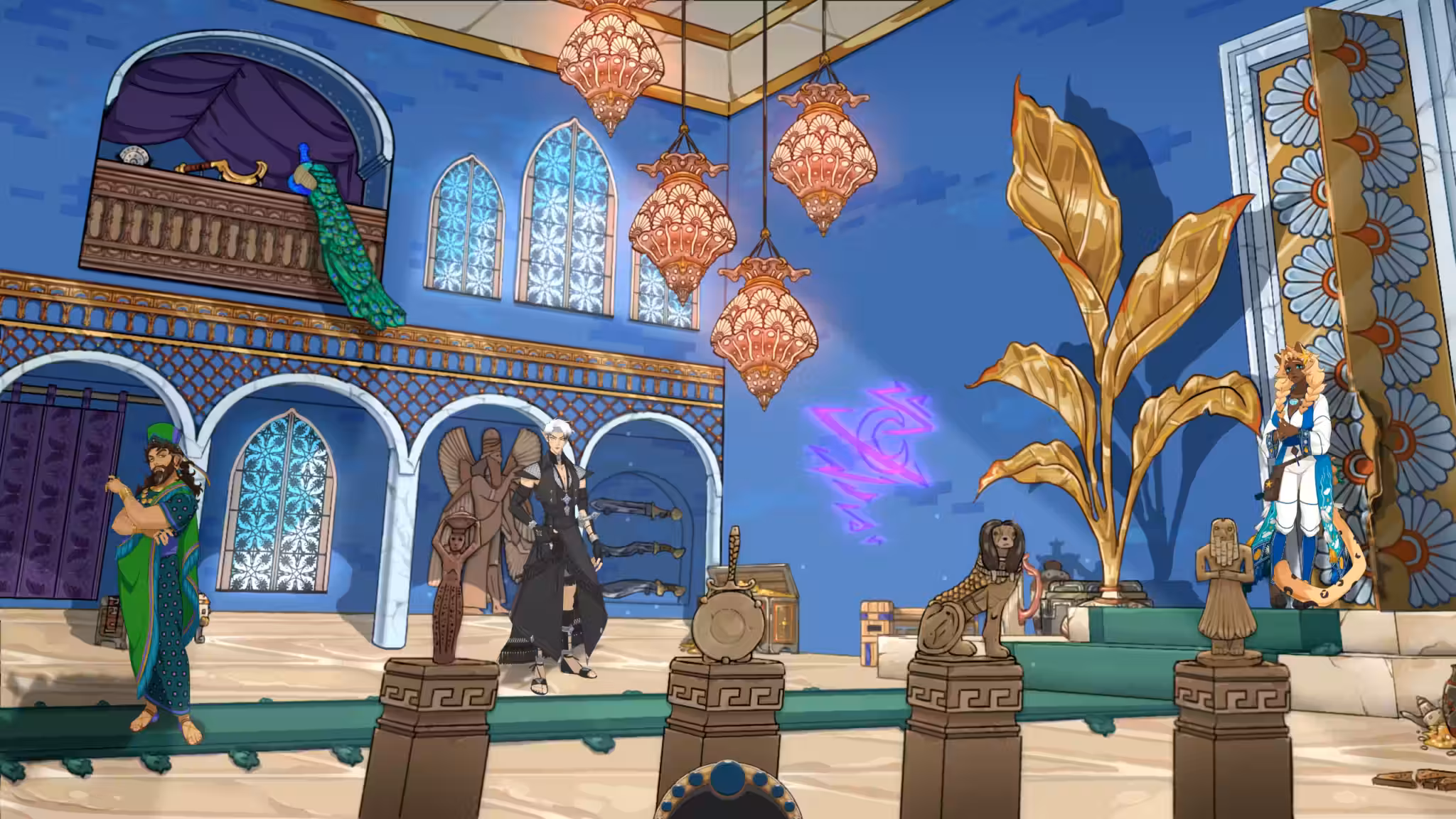 Screenshot of a scene in Disarcanized